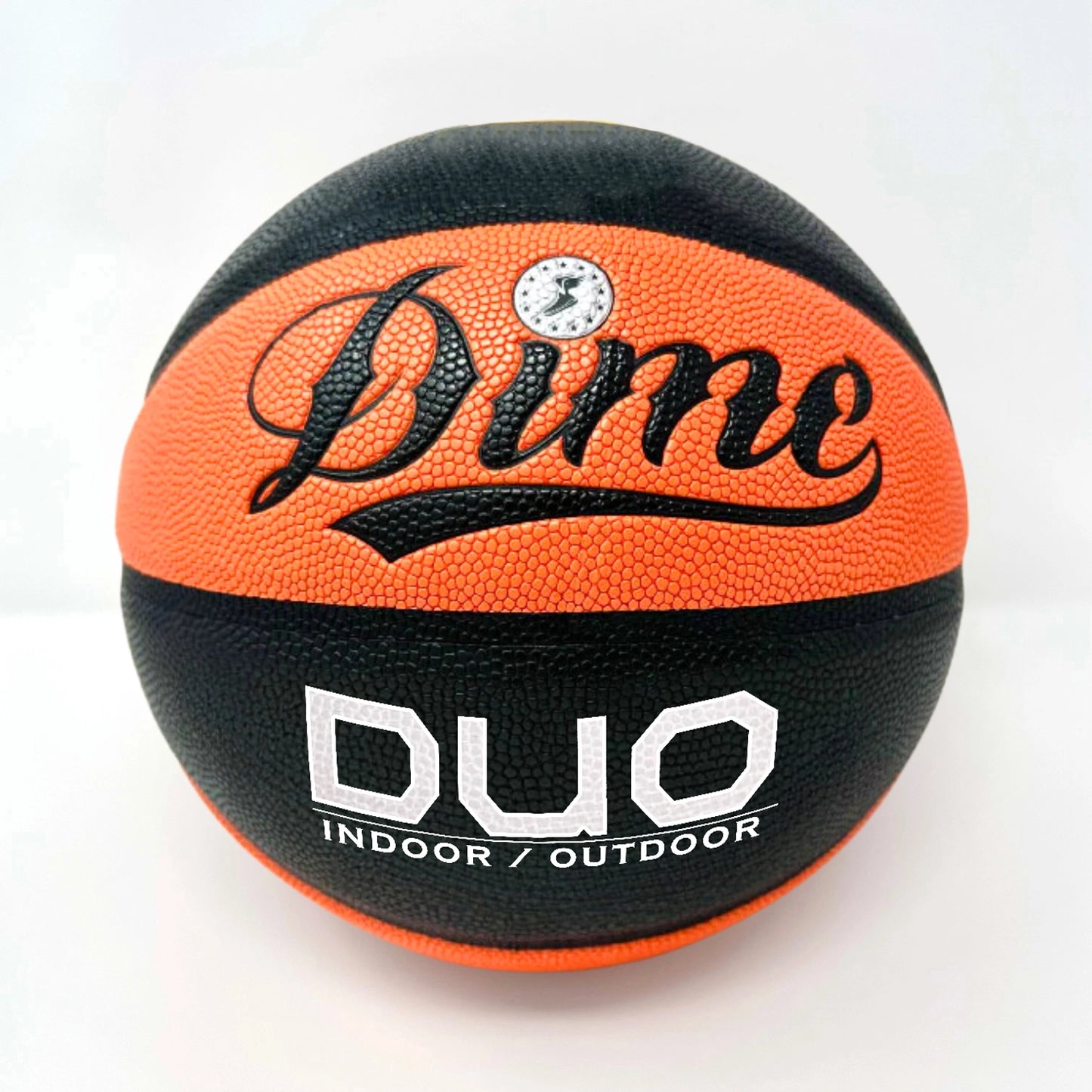 Dime DUO Outdoor Basketball (Black/Orange)