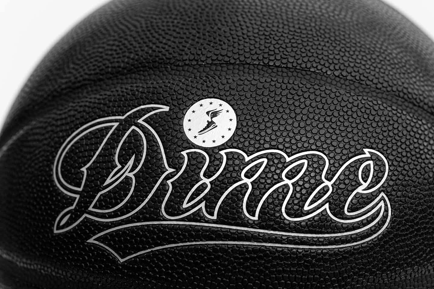 Dime DUO Outdoor Basketball (Black)